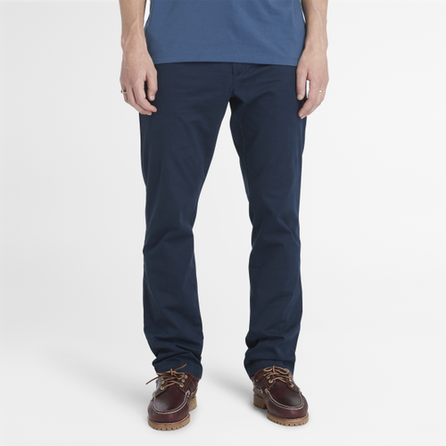 Pantaloni Chino in Twill Claremont in blu scuro, Uomo, , Taglia: 33 - Timberland - Modalova