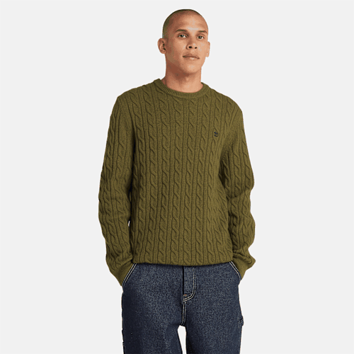 Maglione Girocollo a Trecce Phillips Brook da Uomo in , Uomo, , Taglia: 3XL - Timberland - Modalova