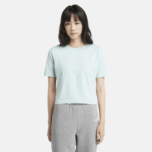 Kurzes T-Shirt für Damen in Hellblau, Frau, , Größe: L - Timberland - Modalova
