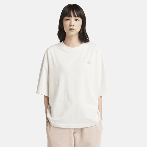 T-shirt Oversize Dunstan da Donna in bianco, Donna, bianco, Taglia: S - Timberland - Modalova