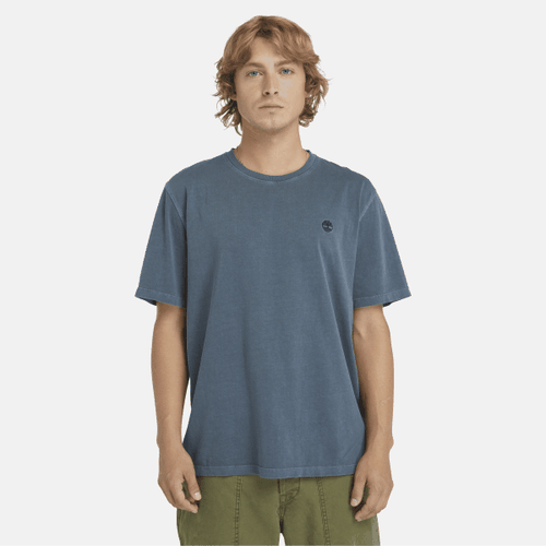 Dunstan River stückgefärbtes Kurzarm-T-Shirt für Herren in Dunkelblau, Mann, , Größe: 3XL - Timberland - Modalova