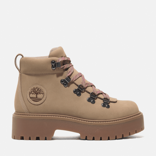 Scarpa Hiker Stringata con Plateau Stone Street da Donna in beige, Donna, beige, Taglia: 37 - Timberland - Modalova