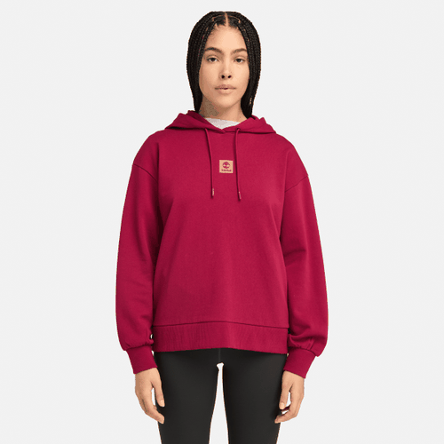 Loopback Hoodie mit gestapeltem Logo für Damen in , Frau, , Größe: M - Timberland - Modalova