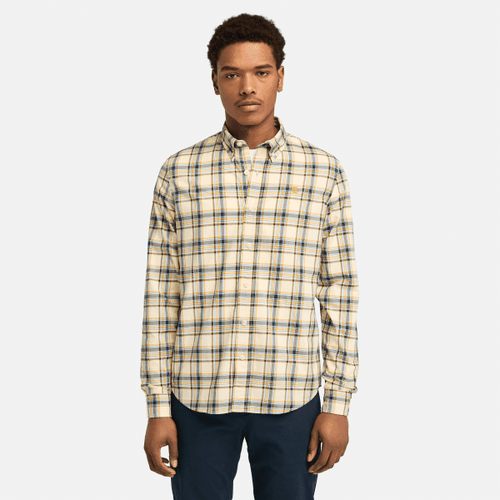 Camicia a Quadri in Popeline Elasticizzato da Uomo in , Uomo, , Taglia: 3XL - Timberland - Modalova