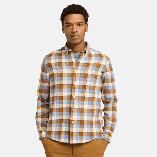 Camicia a Quadri con Tecnologia SolucellAir da Uomo in scuro, Uomo, , Taglia: 3XL - Timberland - Modalova