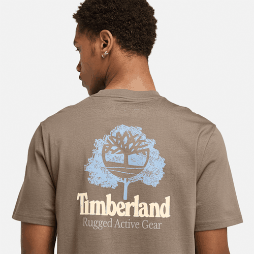 T-shirt con Grafica sul Retro Rugged Active Gear da Uomo in , Uomo, , Taglia: 3XL - Timberland - Modalova