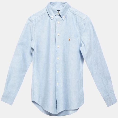 Cotton Button Front Shirt 8Yrs - Polo Ralph Lauren - Modalova