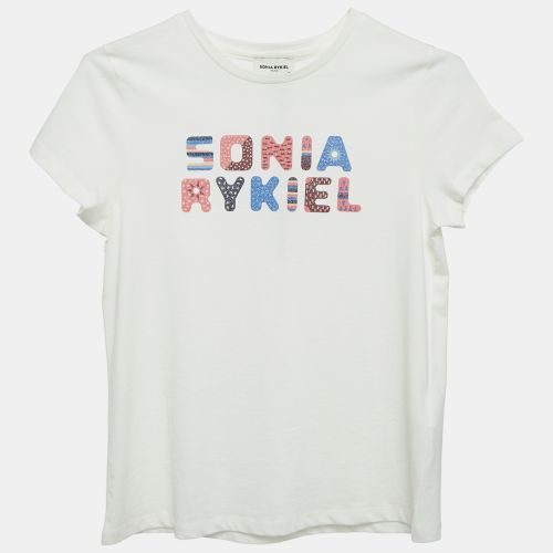 Kids Logo Print Cotton Crew Neck T-Shirt 12 Yrs - Sonia Rykiel - Modalova