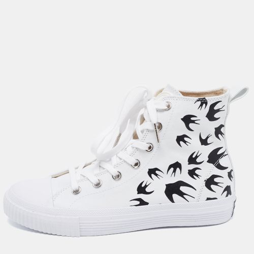 MCQ Canvas Swallow Plimsoll High Top Sneakers Size 39 - McQ by Alexander McQueen - Modalova