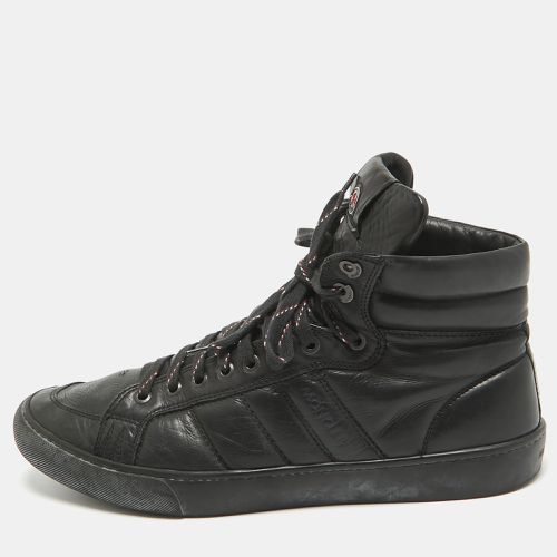 Leather High Top Sneakers Size 44 - Moncler - Modalova