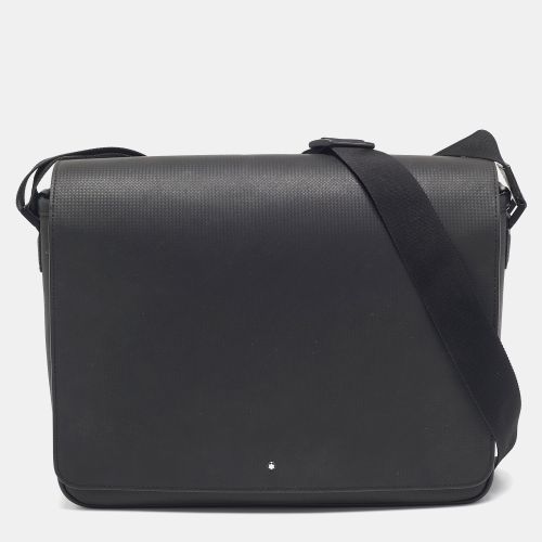 Leather Sartorial Flap Messenger Bag - Montblanc - Modalova