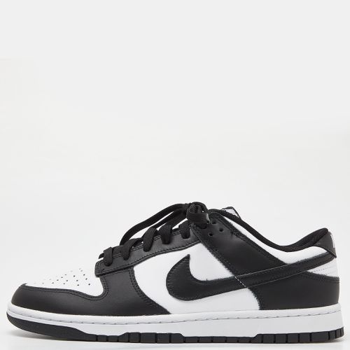 Black/White Leather Dunk Low Top “Panda” Sneakers Size 46 - Nike - Modalova