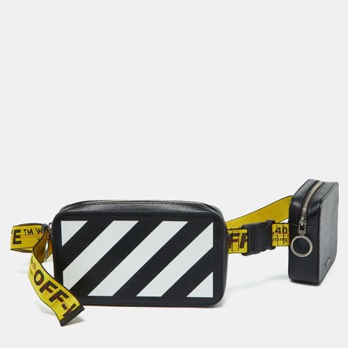 Off White Leather Stripe Print Belt Bag - Off-White - Modalova