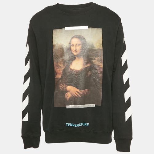 Mona Lisa Print Cotton Pullover M - Off-White - Modalova