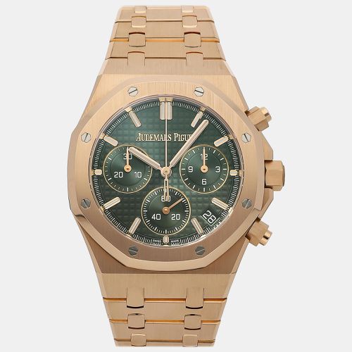 K Rose Gold Royal Oak Automatic Men's Wristwatch 41 mm - Audemars Piguet - Modalova