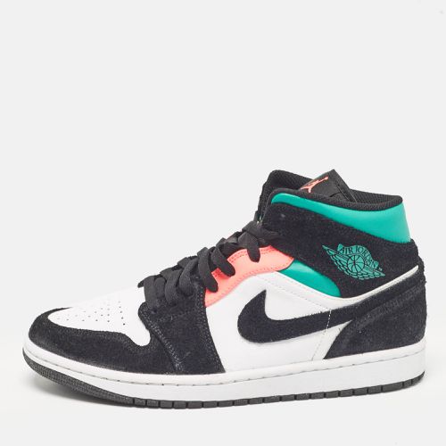 Leather and Suede Jordan 1 Mid SE South Beach Sneakers Size 42 - Air Jordans - Modalova