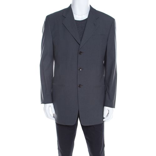 Wool Tailored Blazer L - Armani Collezioni - Modalova