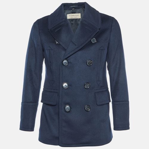 Wool and Cashmere Double Breasted Coat S - Burberry - Modalova