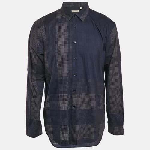 Printed Cotton Button Front Shirt XXL - Burberry - Modalova