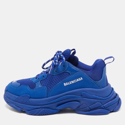 Faux Leather and Mesh Triple S Sneakers Size 43 - Balenciaga - Modalova