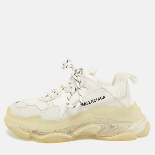 Mesh and Faux Leather Triple S Sneakers Size 40 - Balenciaga - Modalova