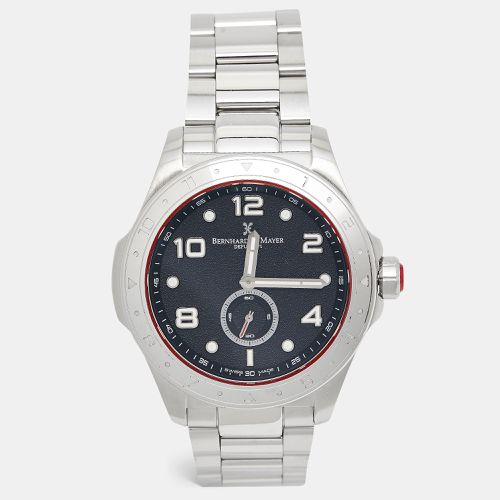 Black Stainless Steel Drifter Racer BH50TMCR/CW Men's Wristwatch 44 mm - Bernhard H. Mayer - Modalova