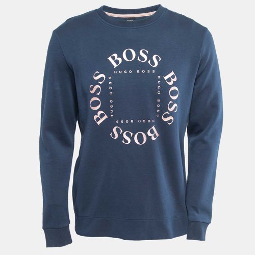 Logo Print Knit Salbo Circle Sweatshirt L - Boss By Hugo Boss - Modalova