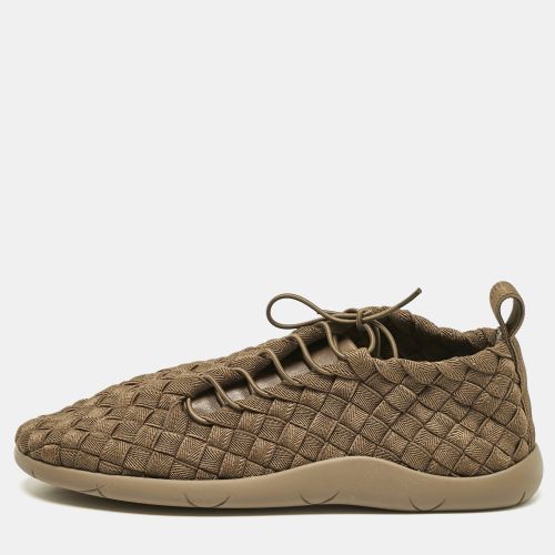 Olive Woven Fabric Elasticated Intrecciato Sneakers Size 41.5 - Bottega Veneta - Modalova