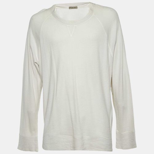 Cotton Knit Long Sleeve T-Shirt 4XL - Bottega Veneta - Modalova