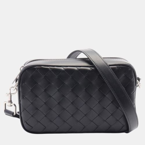 Leather Intrecciato Shoulder Bag - Bottega Veneta - Modalova