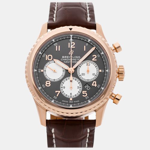 K Rose Gold Navitimer RB0117131Q1P1 Automatic Men's Wristwatch 43 mm - Breitling - Modalova