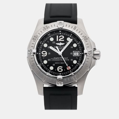 Blue Stainless Steel Superocean A1739010/B772 Automatic Men's Wristwatch 44 mm - Breitling - Modalova