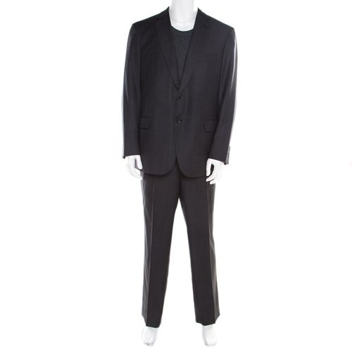 Herringbone Pattern Wool Tailored Suit XS - Brioni - Modalova