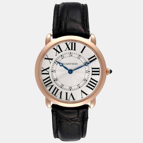 K Rose Gold Ronde Louis W6801004 Manual Winding Men's Wristwatch 42 mm - Cartier - Modalova