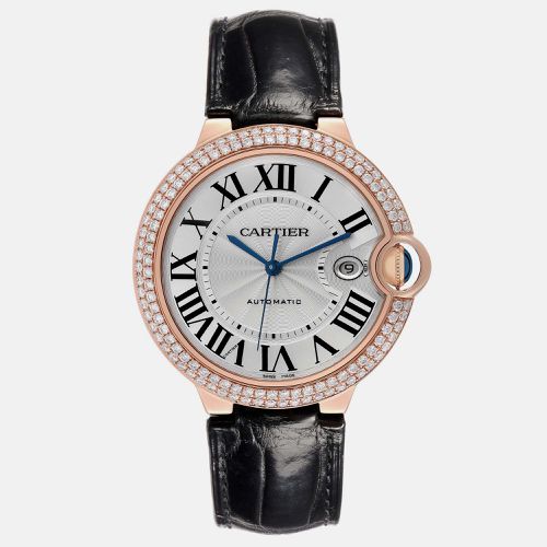 Ballon Bleu Rose Gold Diamond Men's Watch WE900851 42 mm - Cartier - Modalova