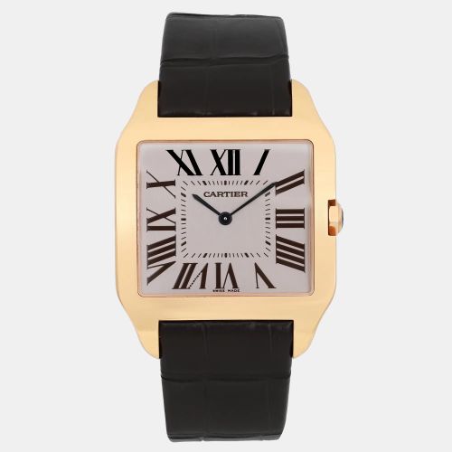 Dumont W2006951 Manual Winding Dial 18K Rose Gold Men's Wristwatch 35 mm - Cartier - Modalova