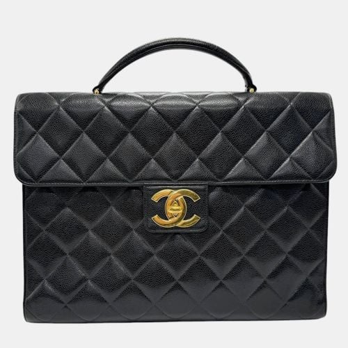 Quilted Caviar Large Vintage CC Briefcase - Chanel - Modalova