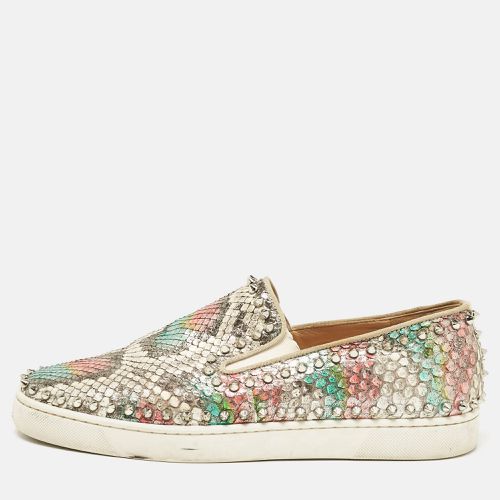 Python Spike Pik Boat Sneakers Size 43 - Christian Louboutin - Modalova