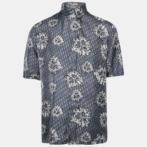 Printed Silk Half Sleeve Shirt M - Dior Homme - Modalova