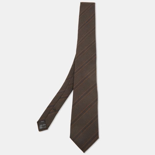 Striped Silk Skinny Tie - Dolce & Gabbana - Modalova