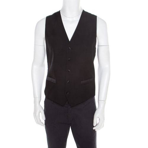 Wool and Silk Tailored Waistcoat M - Dolce & Gabbana - Modalova