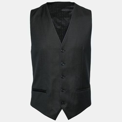 Polka Dotted Wool Waistcoat M - Dolce & Gabbana - Modalova