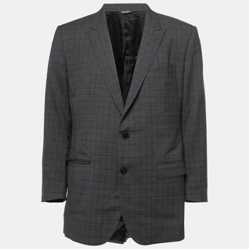 Checked Wool Martini Tailored Jacket XXL - Dolce & Gabbana - Modalova