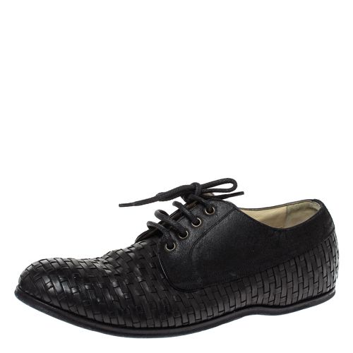 Woven Leather And Suede Lace Up Derby Size 42 - Dolce & Gabbana - Modalova