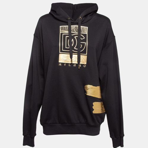 X UNXD Printed Cotton Knit Hooded Sweatshirt M - Dolce & Gabbana - Modalova