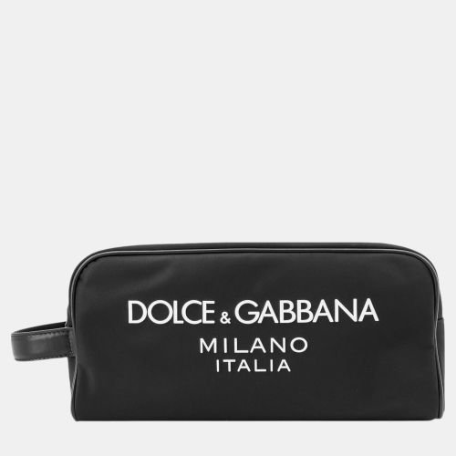 Dolce & Gabbana Black Nylon Pouch - Dolce & Gabbana - Modalova