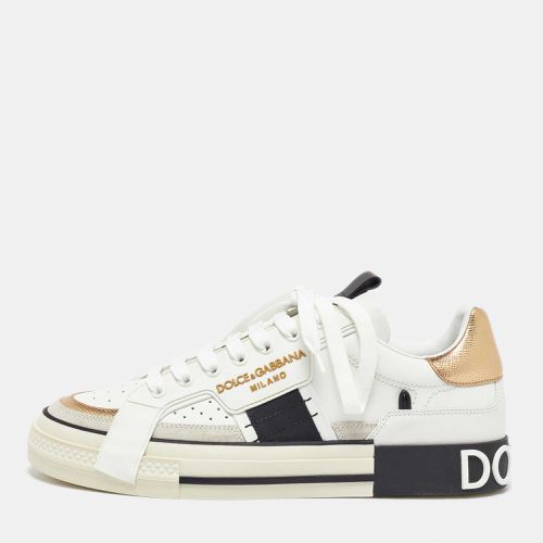 Leather Rubber Custom 2.Zero Low Top Sneakers 43 - Dolce & Gabbana - Modalova