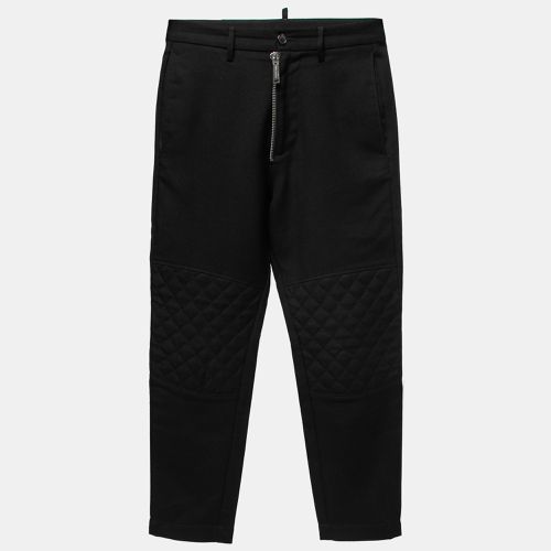 Wool Quilted Knee Trousers XS - Dsquared2 - Modalova