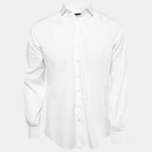 Cotton Button Front Full Sleeve Shirt S - Dsquared2 - Modalova