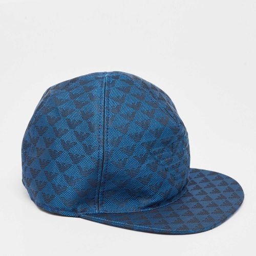 Monogram Pattern Canvas Baseball Cap S - Emporio Armani - Modalova